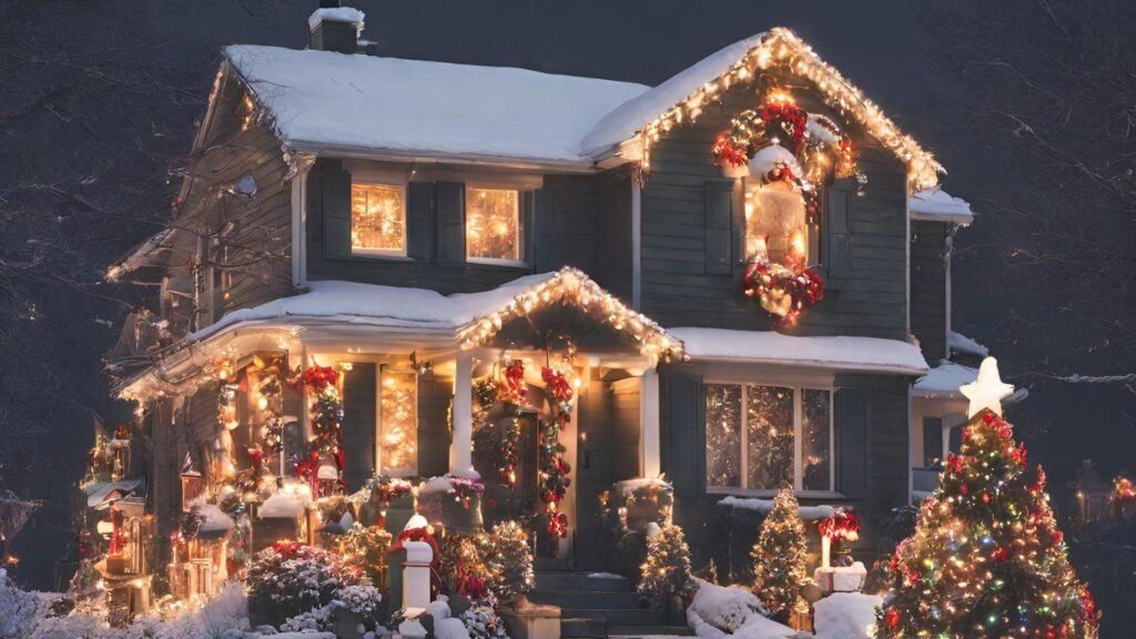 Christmas Lights & Decor on House